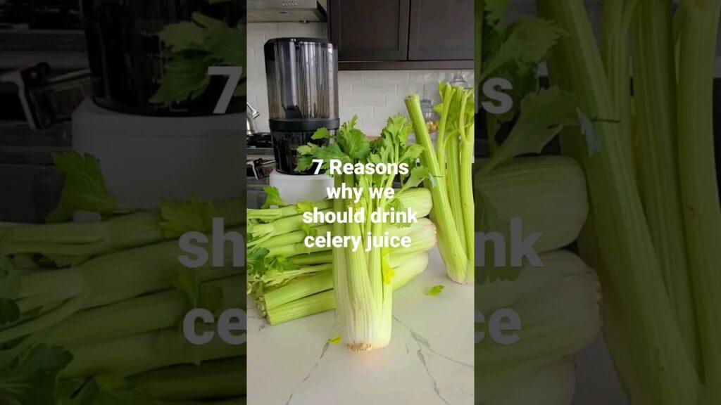 7 Reasons why we should drink celery juice #celeryjuice #juicing #healing
