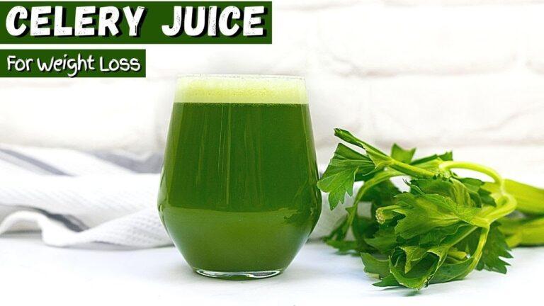 Celery juice recipe for weight loss | Miracle Belly Fat Burner | Drink this Daily to Lose Weight