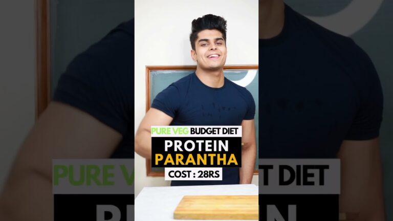 Indian budget diet for bodybuilding🥗 | Protein PARANTHA | Tejas Yadav #shorts #fitness