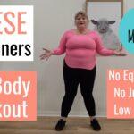 PLUS SIZE Full body Workout / Obese Beginner Workout/ Low Impact / No Equipment / No Jumping