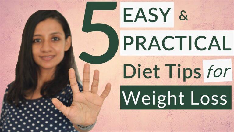 DIET TIPS for WEIGHT LOSS (EASY + PRACTICAL) | Diet plan to LOSE WEIGHT permanently