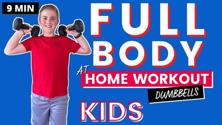 KIDS FULL BODY WORKOUT with Dumbbells 4K