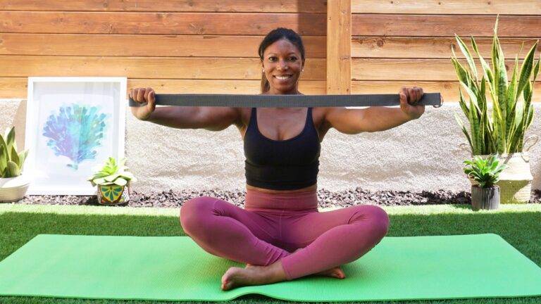 Try This Vinyasa Flow Sequence Using a Strap - Yoga Journal