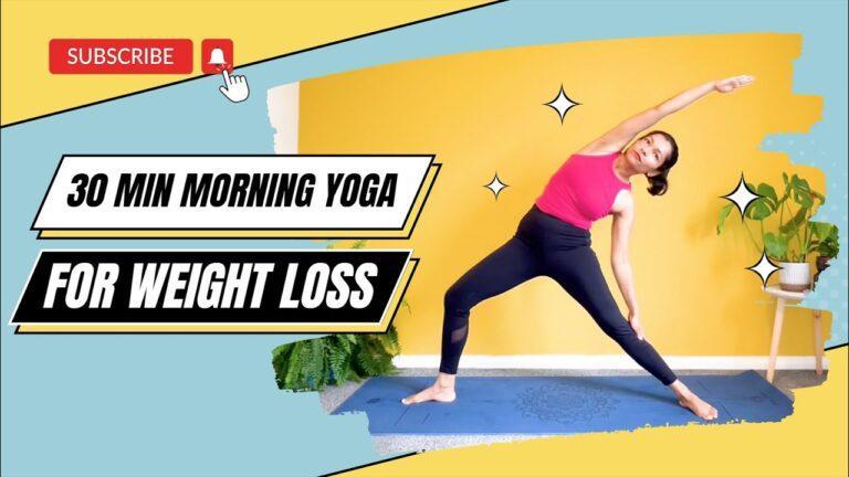 | 30-MINUTE MORNING YOGA FOR WEIGHT LOSS | YOGA AT HOME | FAT BURNING YOGA |
