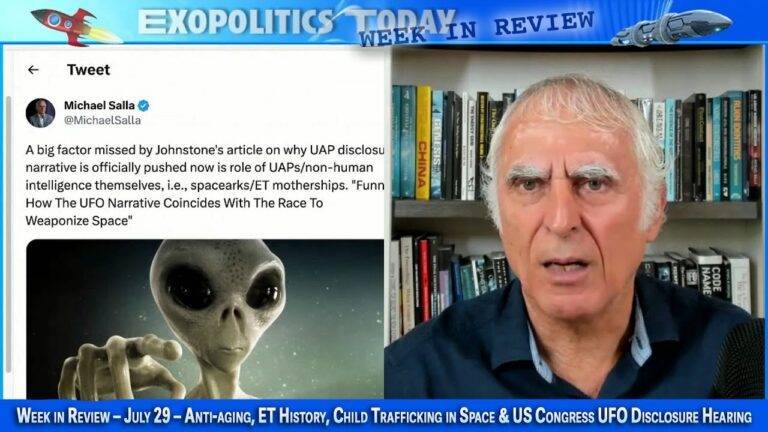 Anti-aging, ET History, Child Trafficking in Space & US Congress UFO Disclosure Hearing – Exopolitics