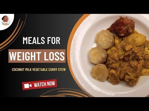 Coconut Milk Vegetable Stew/Curry | Weight Loss Shaker Juice Base Stew | Weight Loss Meals 💪💯