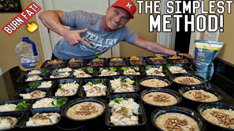 How To Meal Prep For The Entire Week | Bodybuilding Shredding Diet Meal Plan