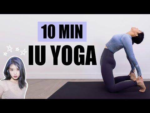 IU Inspired Yoga Workout | 10 Min Full Body Stretch For Strength + Flexibility | Mish Choi