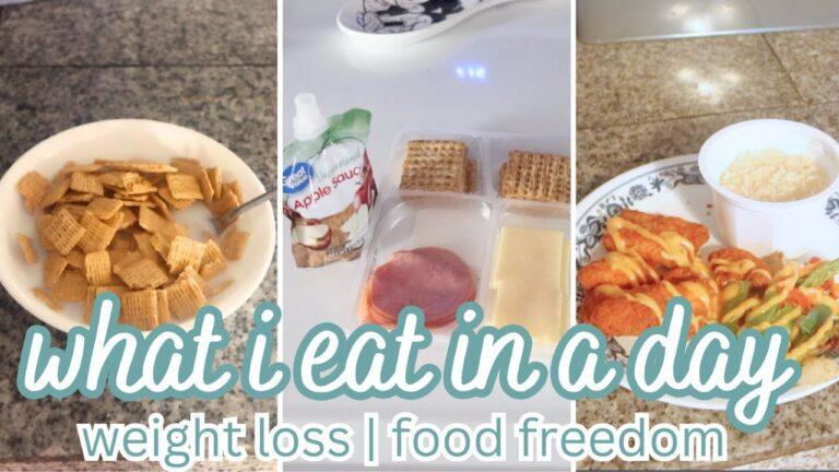 What I Eat in a Day for Weight Loss | Food Freedom | Weight Loss Journey | Quick & Easy Meals