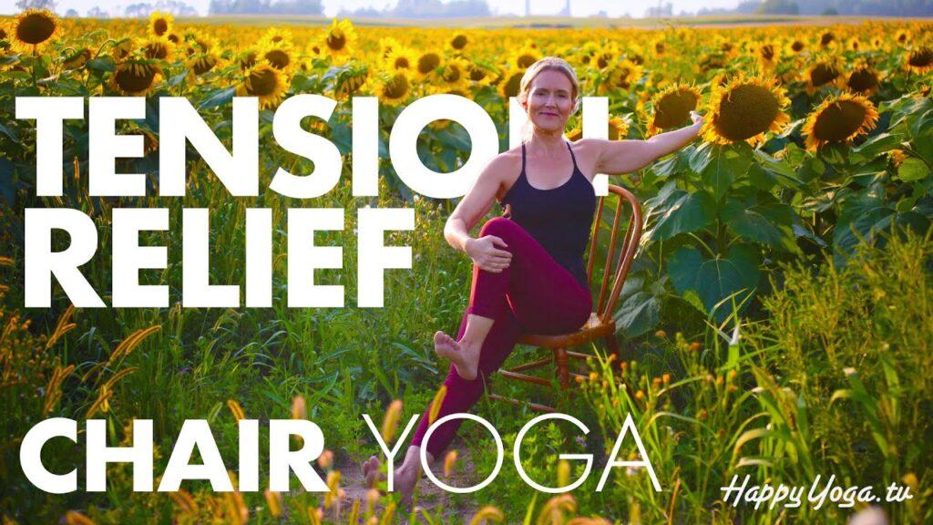 5 Min Chair Yoga for Tension Relief