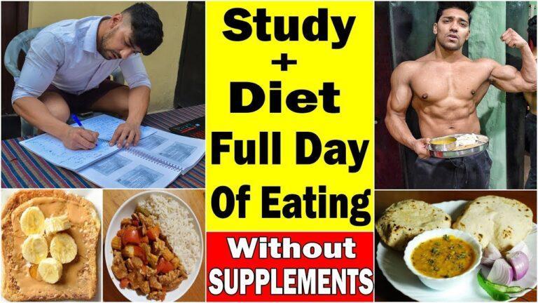 Diet Without Supplements | Full Day Muscle Building Diet | Bodybuilding