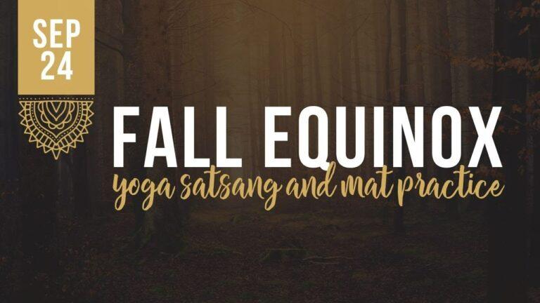 Fall Equinox Yoga