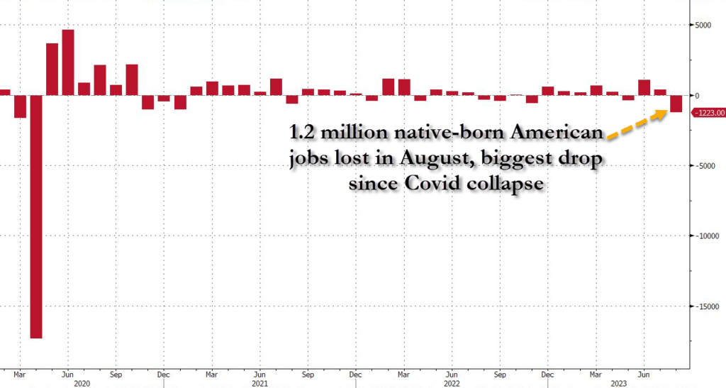 Labor Day USA: 1.2 Million Native-Born Workers Have Lost Their Jobs and Been Replaced With 668K Foreign-Born Workers