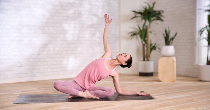 A 12-Minute Easy Restorative Yoga Routine, From Tara Stiles