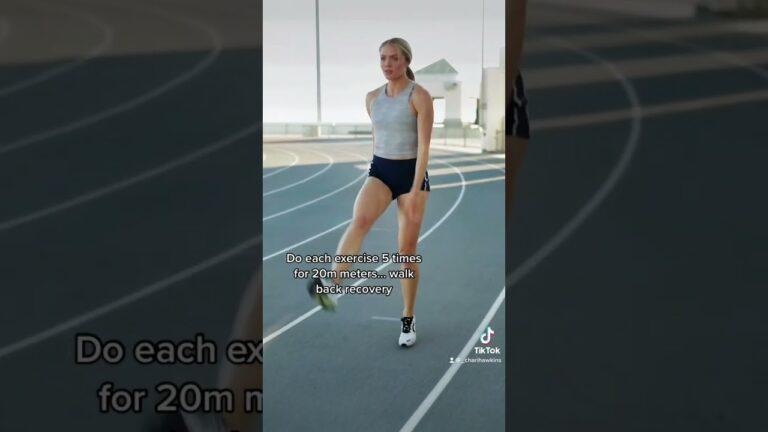 For runners: Sprint drills as a workout!