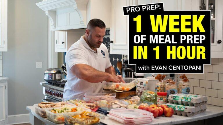 PRO PREP: 1 Week of Meal Prep in 1 Hour with Evan Centopani