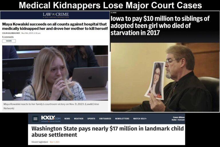 Medical Kidnappers Lose Major Court Battles but Child Trafficking through Child Welfare Continues