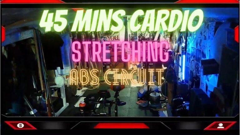 45 Minutes Of Cardio Plus 100 Pushups And Abs Circuit #cardio #fitness #homegym #workout
