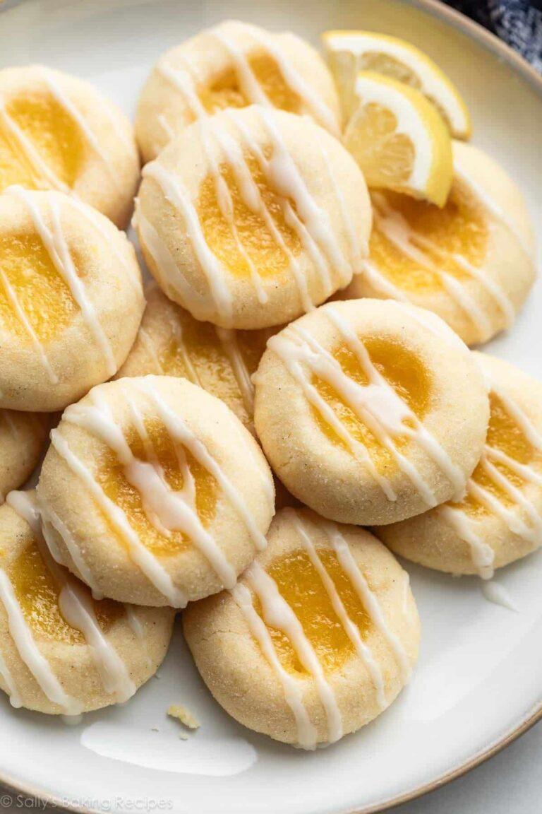 Lemon Thumbprint Cookies - Sally's Baking Addiction