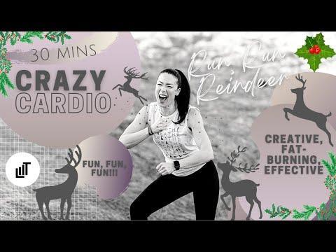 Run, Run Reindeer! Fun, Christmas 30 Minute Cardio Workout | B.L.A.S.T.