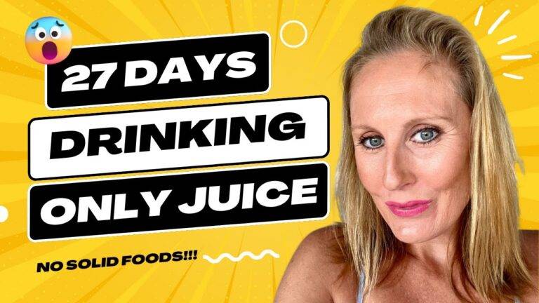 27 DAYS DRINKING ONLY JUICE !!!NO SOLID FOOD!!!!!