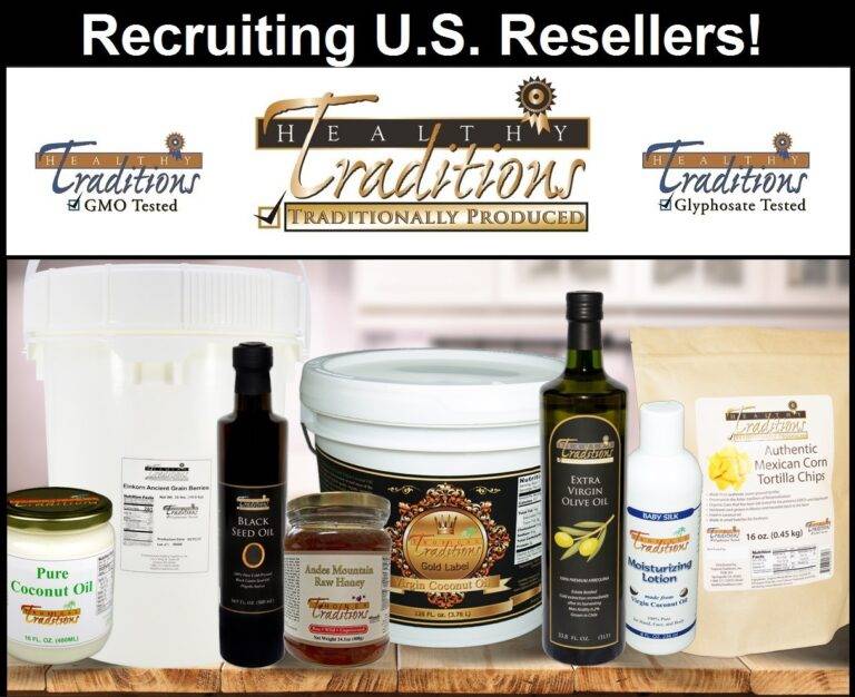 Healthy Traditions Winding Down E-commerce Store in 2024 – Recruiting Resellers to Carry Their Products in Local Communities
