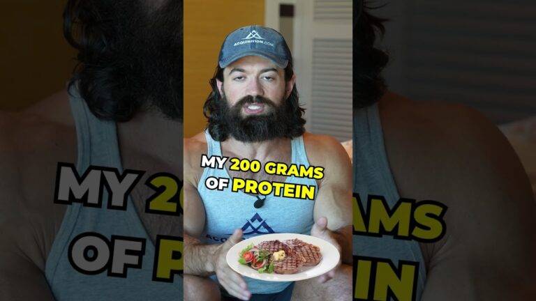 I’ve eaten 200 grams of protein every day for 20 years