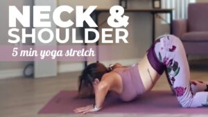 Quick Neck And Shoulder Yoga Routine in Five Minutes