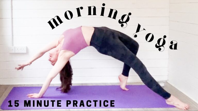 15 MINUTE MORNING YOGA ROUTINE | Full Body Morning Yoga Practice & Backbends | LEMon Yoga
