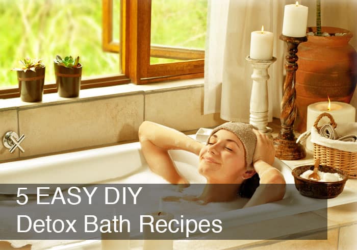 5 EASY DIY Detox Bath Recipes Arthritis Depression Fatigue