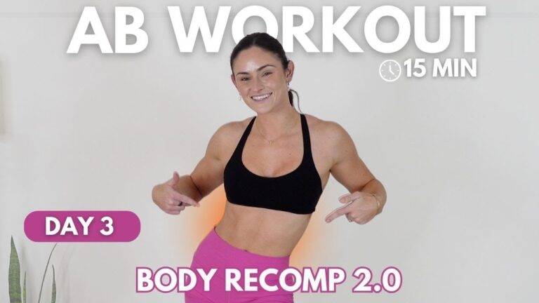 Beginner-Friendly Ab Workout 15 minutes || Body Recomposition Series