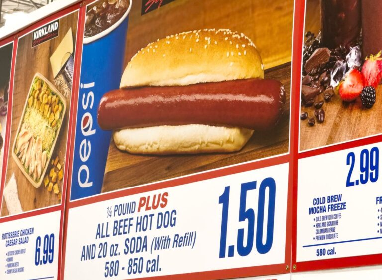 Costco CFO Reveals the Fate of the Food Court Hot Dog & Soda Combo