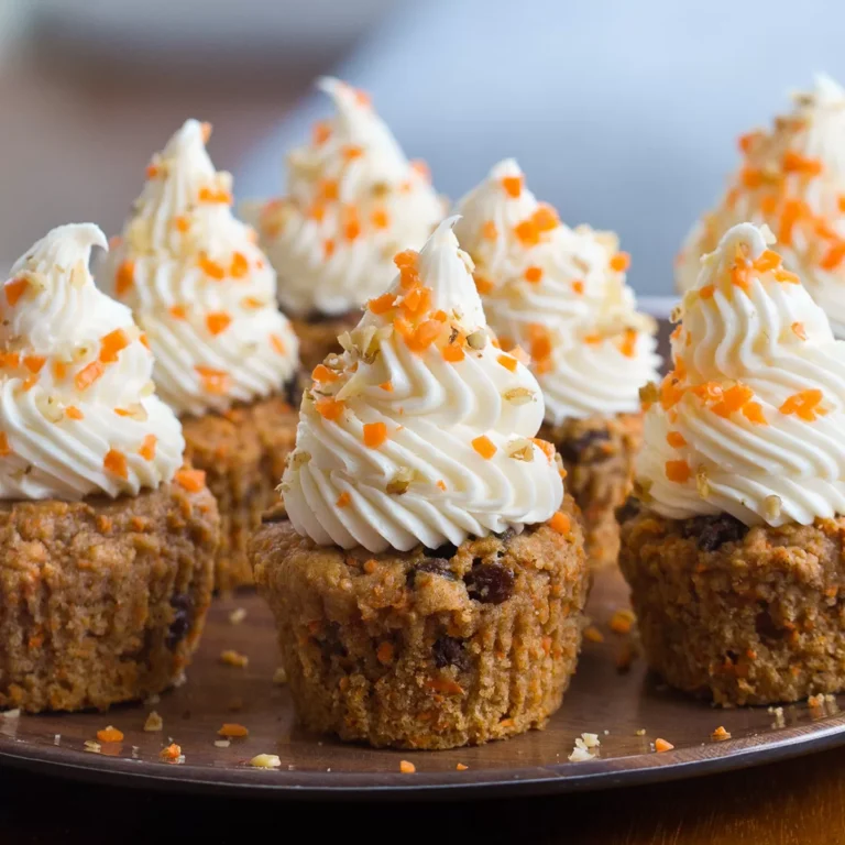 Healthy Carrot Cake Cupcakes - Low Calorie Recipe!