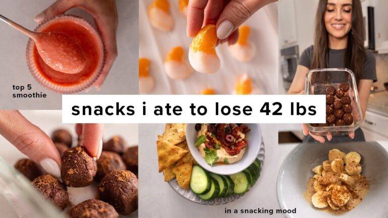 My weight loss journals: Easy snacks I ate to lose 42 lbs