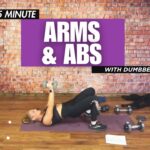 55 Min - Arms and Abs - Workout 🔥Dumbbells Only 🔥