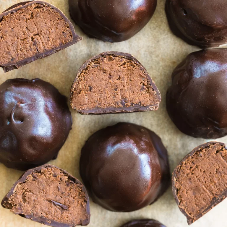 Healthy Chocolate Snack Balls - Chocolate Covered Katie