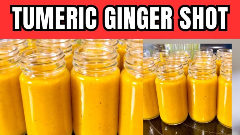 How to make Tumeric ginger shot for weightloss