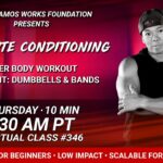 Virtual 10 Minute Conditioning - Lower body workout (04/25/2024) - 8:30 AM PT