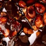Dark chocolate with almonds and nuts, both rich in magnesium