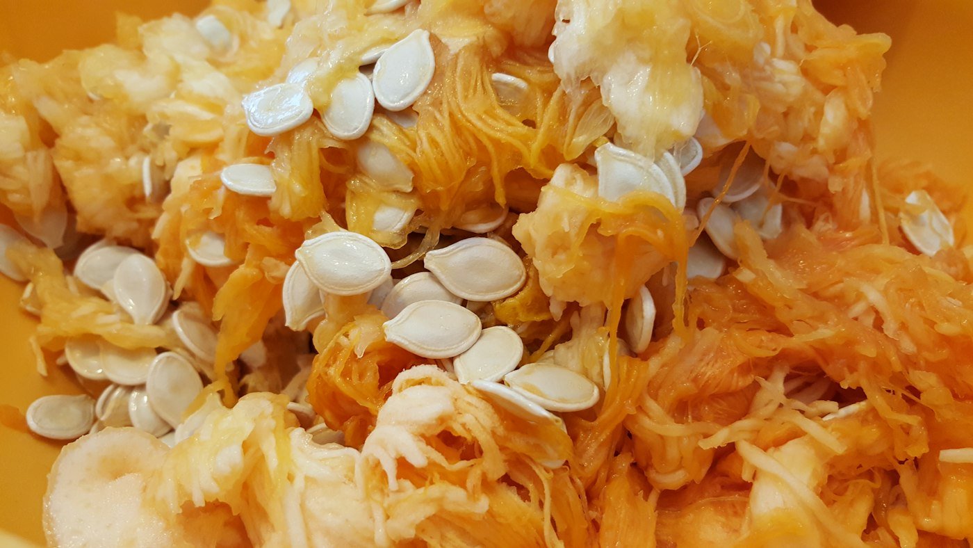 Close-up of pumpkin seeds